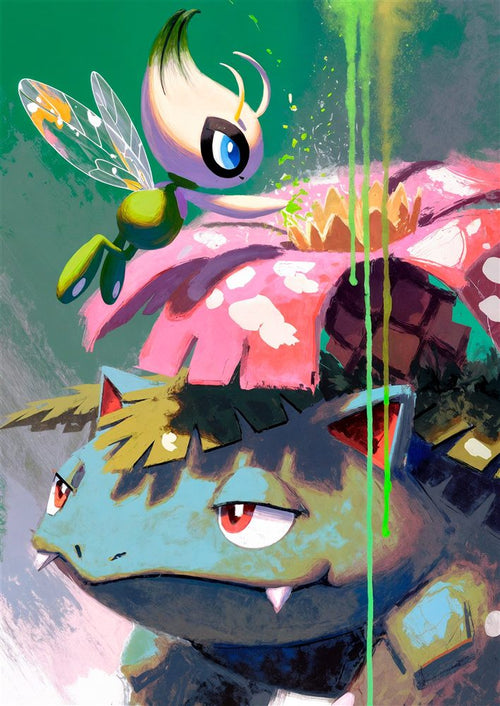 Celebi & Venusaur — Crowned