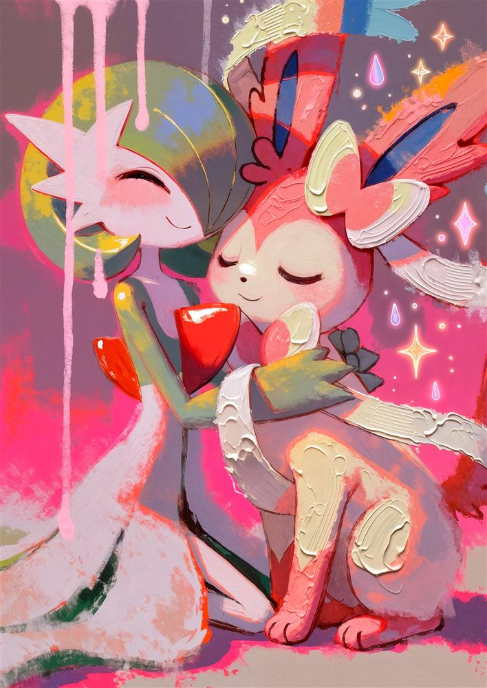 Gardevoir y Sylveon — Devoción