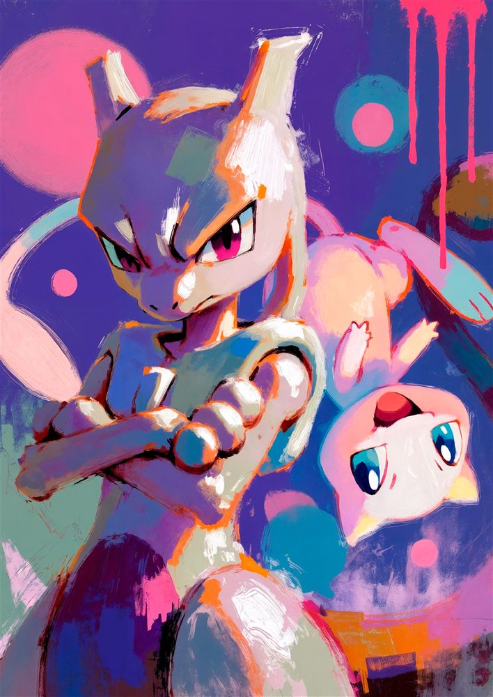 Mewtwo e Mew — Parceiros de Treino