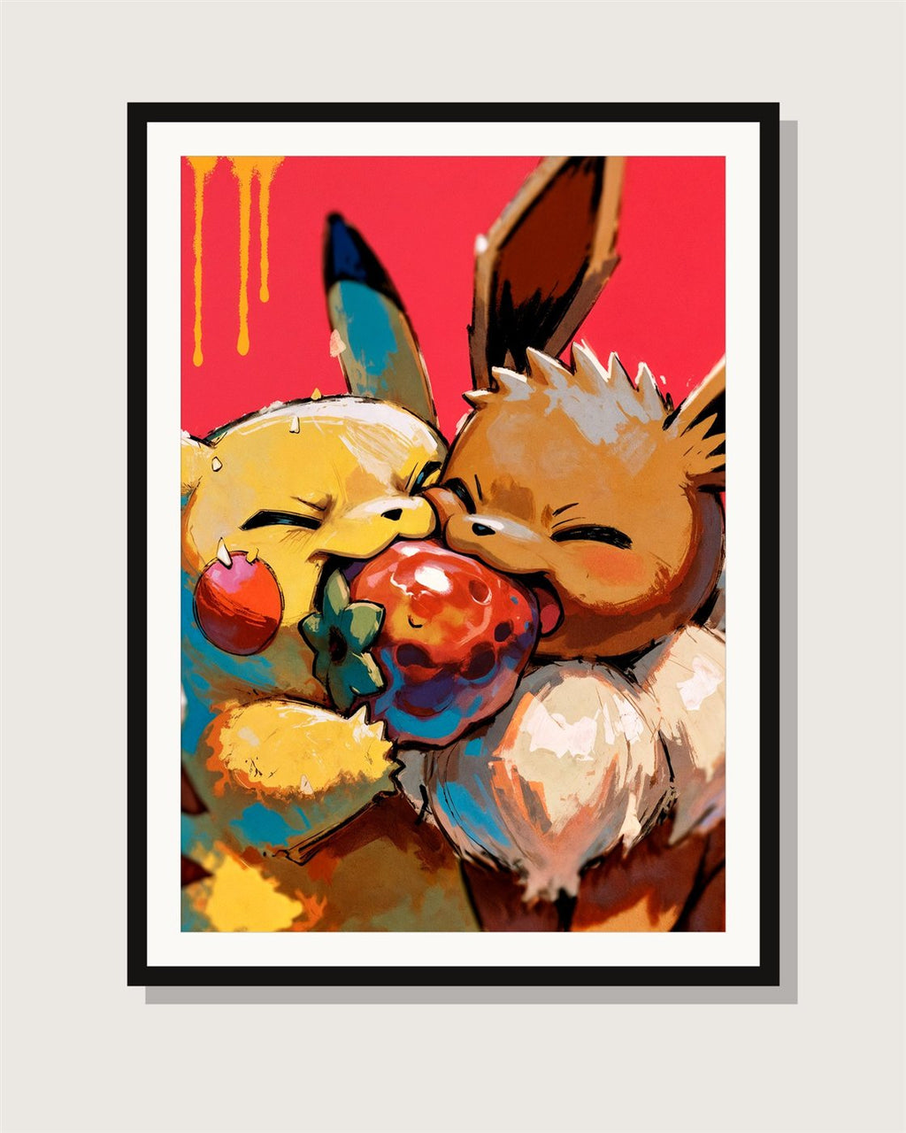 Pikachu y Eevee — La hora de la merienda
