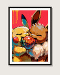 Pikachu y Eevee — La hora de la merienda