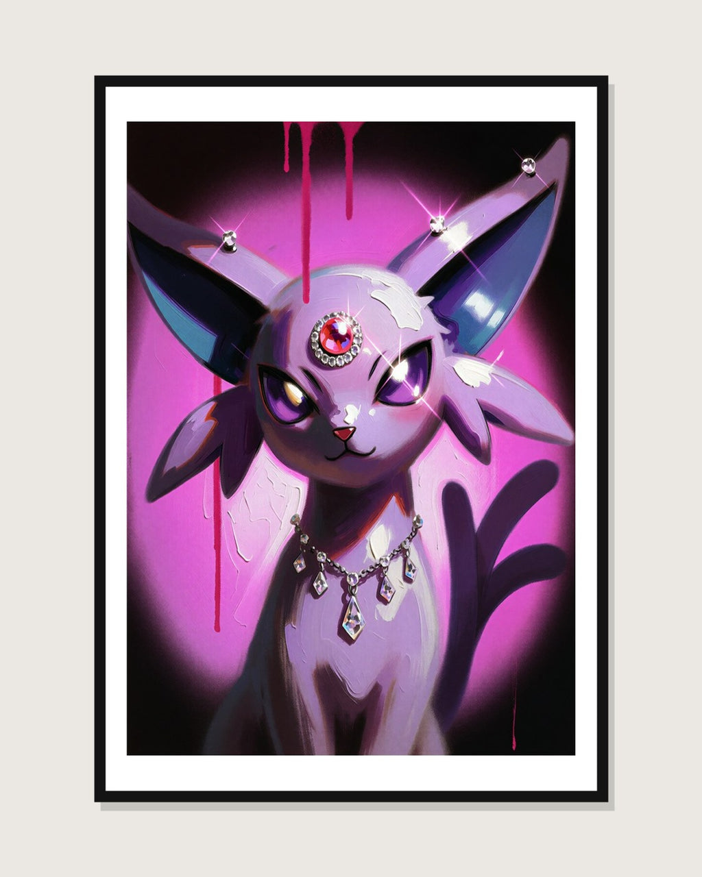 Espeon on ice