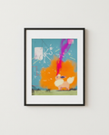 Flareon — Afterglow framed pop-art print by Dammit.png