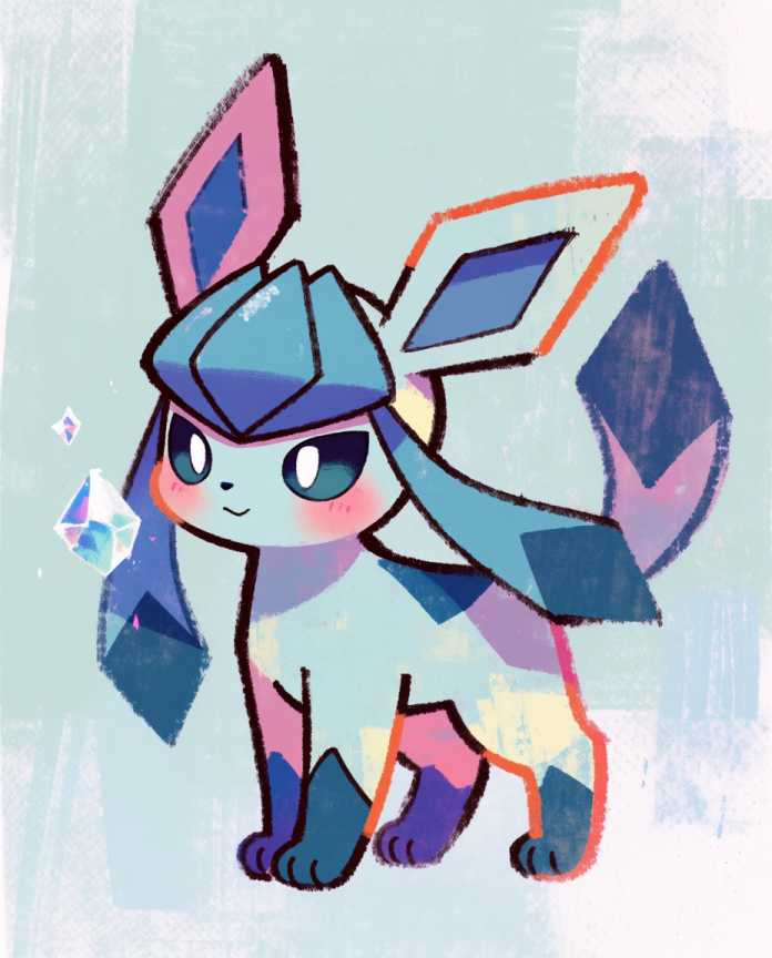 Glaceon — Diamond Dust artwork