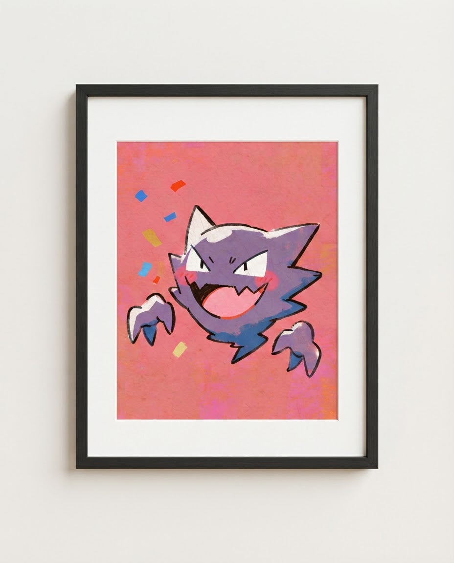 Haunter — Party Crasher framed print