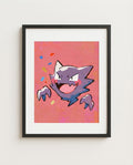 Haunter — Party Crasher framed print