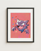 Haunter — Party Crasher framed print
