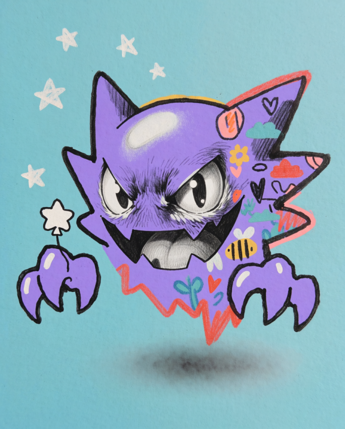 Haunter — Scribbled artwork
