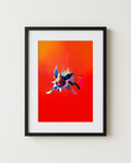 Jolteon — Blackout framed pop-art print by Dammit.png