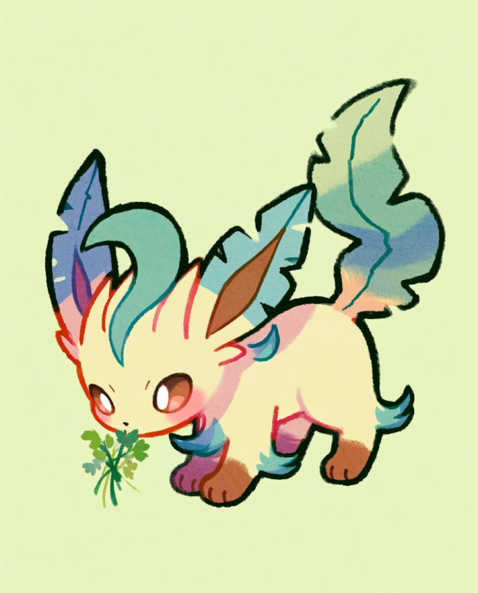 Leafeon — Herb Garden artwork