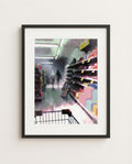Mimikyu — Aisle Seven Halloween art print framed in a black frame with white mat