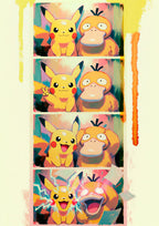 Original Pikachu and Psyduck photo strip artwork from the Photo Booth series by Dammit.png