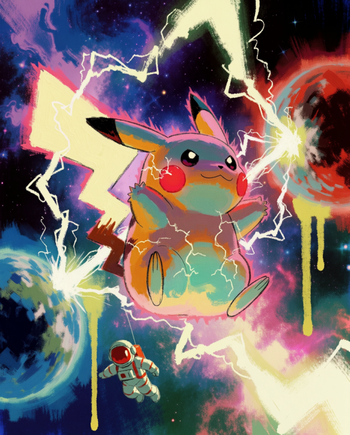 Pikachu — Static Storm — artwork by Dammit.png