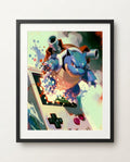 Pokémon Blue framed print