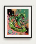 Pokémon Emerald framed print