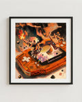 Pokémon FireRed framed print