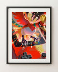 Pokémon Gold framed print