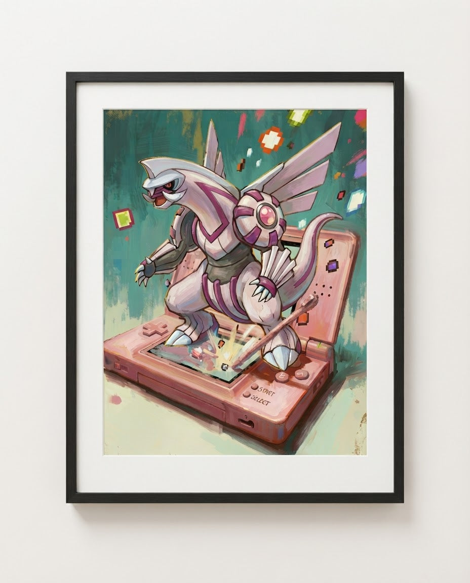 Pokémon Pearl framed print