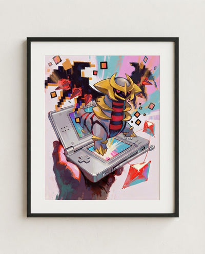 Pokémon Platinum framed print