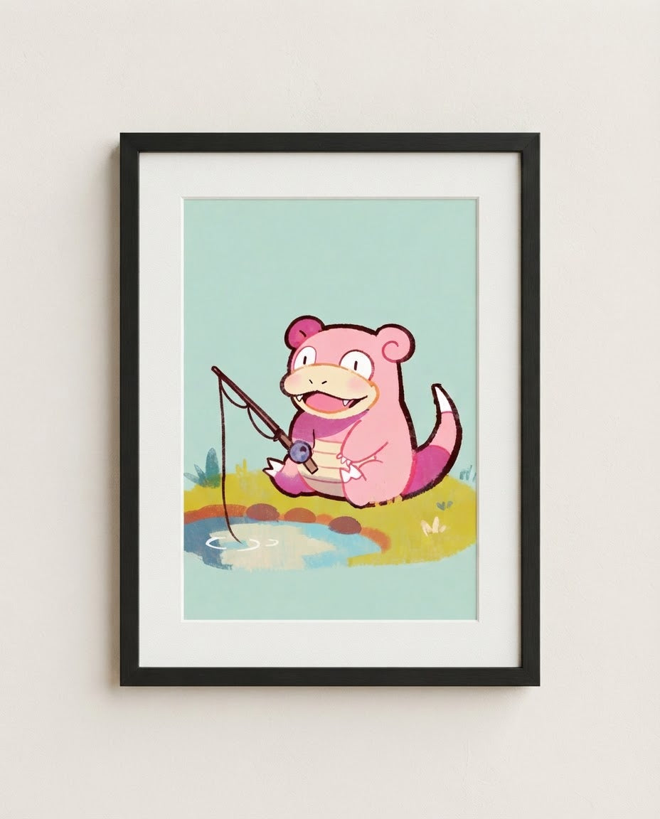 Psyduck — Meet the Duck framed print