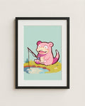 Psyduck — Meet the Duck framed print