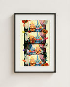 Torchic & Mudkip — Photo Booth framed Halloween art print by Dammit.png