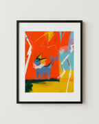Vaporeon — Heatwave framed pop-art print by Dammit.png