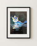 Vaporeon — Still Water framed art print by Dammit.png