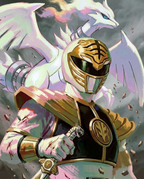 White Ranger and Reshiram artwork